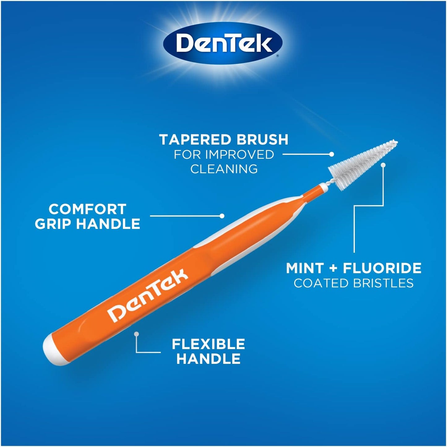 DenTek Easy Brush Interdental Cleaners, Mint, 16 Count