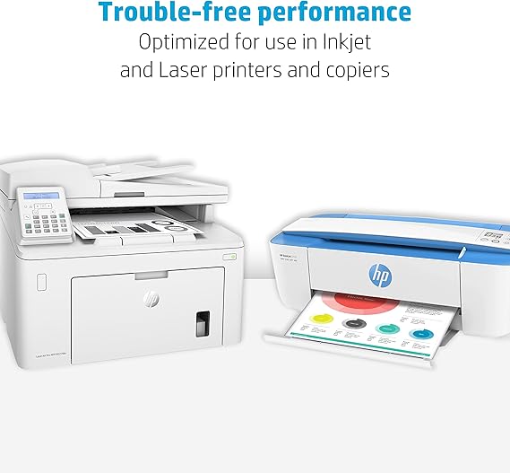 HP Printer Paper | 8.5 x 11 Paper | MultiPurpose 20 lb | 1 Ream - 500 Sheets | 96 Bright | Made in USA - FSC Certified | 112000PR