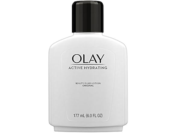 Olay Active Hydrating Beauty Fluid Lotion, Original, 6.0 Fl Oz