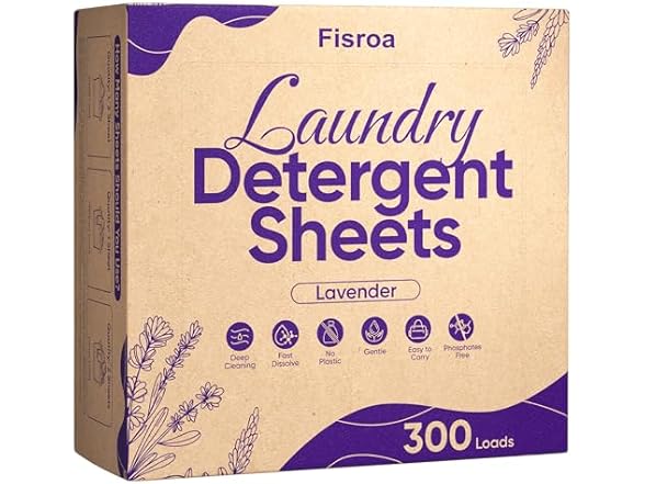 Laundry Detergent Sheets Lavender