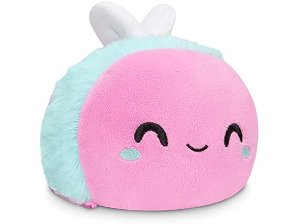TeeTurtle - The Original Reversible Plushie, Cute Sensory Fidget Stuffed Animals That Show Your Mood!