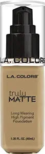 L.A. COLORS Truly Matte Foundation, Medium Beige CLM355