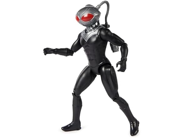DC Comics, Aquaman, Black Manta Action Figure, 12-inch, Detailed Sculpting, Movie Styling, Easy to Pose, Collectible Superhero Kids Toys for Boys