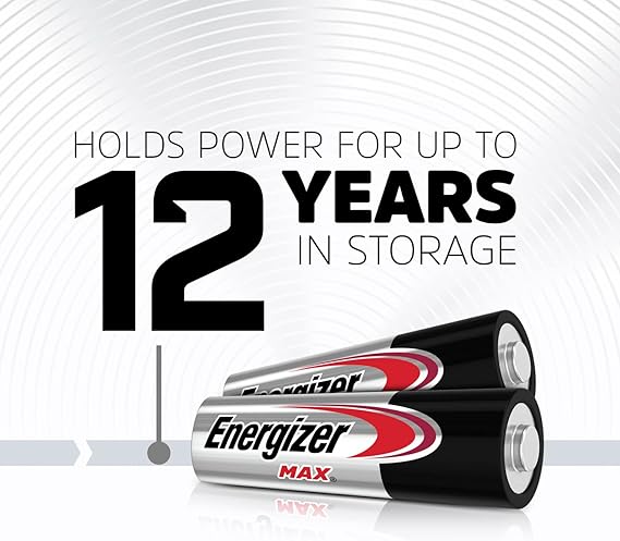 Energizer AA Batteries, MAX Double AA Battery Alkaline, 24 Count