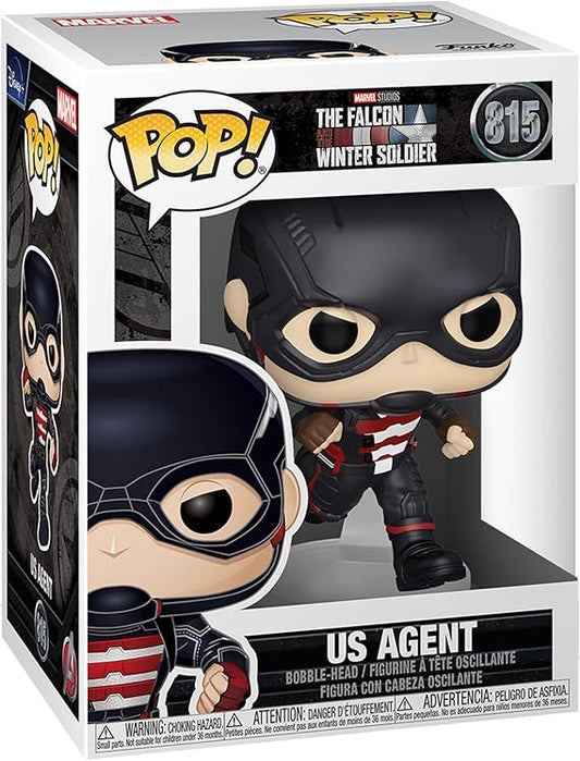 Funko POP Marvel: Falcon and The Winter Soldier - U.S. Agent, Multicolor, Standard