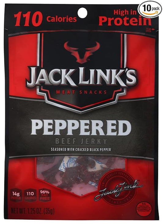 JACK LINKS 10000008421 1.25 oz Pepp Beef Jerky