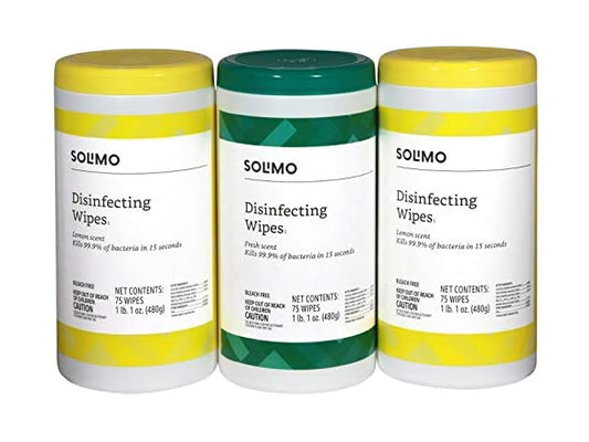 Disinfecting Wipes, Lemon & Fresh Scent,
