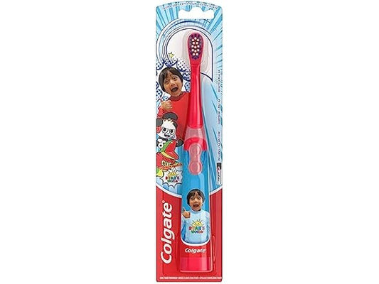 Colgate Kids Battery Powered Toothbrush, Ryan's World, Extra Soft Bristles