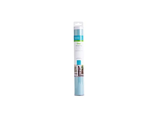 Cricut Premium Permanent Vinyl, Light Blue - 4ft Roll (12'x48') - Compatible with Maker & Explore Machines, Long Lasting, UV & Water-Resistant, Indoor + Outdoor Projects