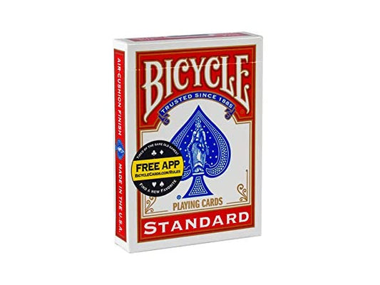 Bicycle Playing Cards - Poker Size, [Colors May Vary: Red, Blue or Black]