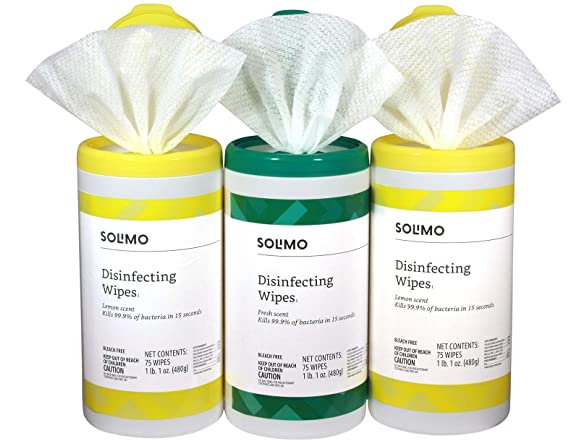 Disinfecting Wipes, Lemon & Fresh Scent,