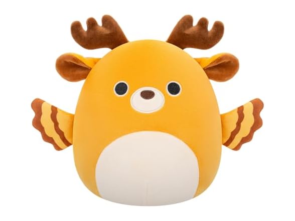 Squishmallows Original Adopt Me! 8-Inch Caelum Cervi Plush - Little Ultrasoft Official Jazwares Plush - Exclusive Virtual Item Code Included