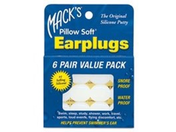Mack's Pillow Soft Silicone Earplugs - 6 Pair, Value Pack – The Original
