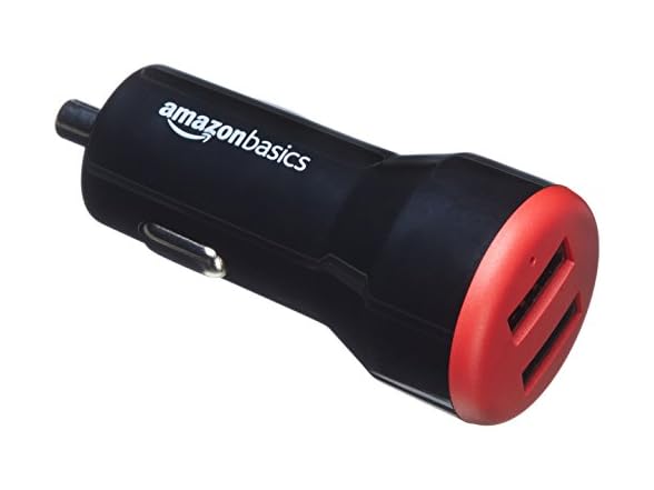 Basics 24W 2-Port USB-A Car Charger