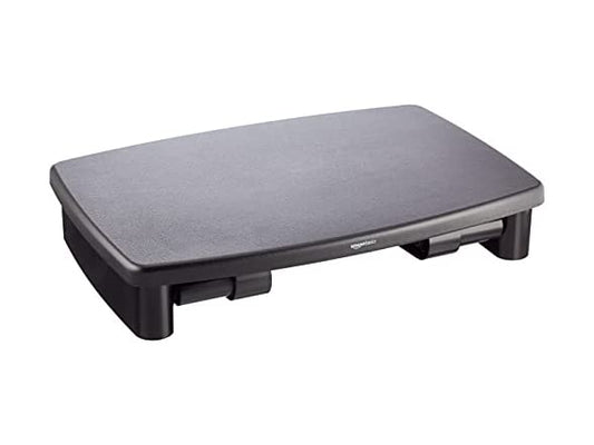 Amazon Basics Adjustable Computer Monitor Riser Desk Stand